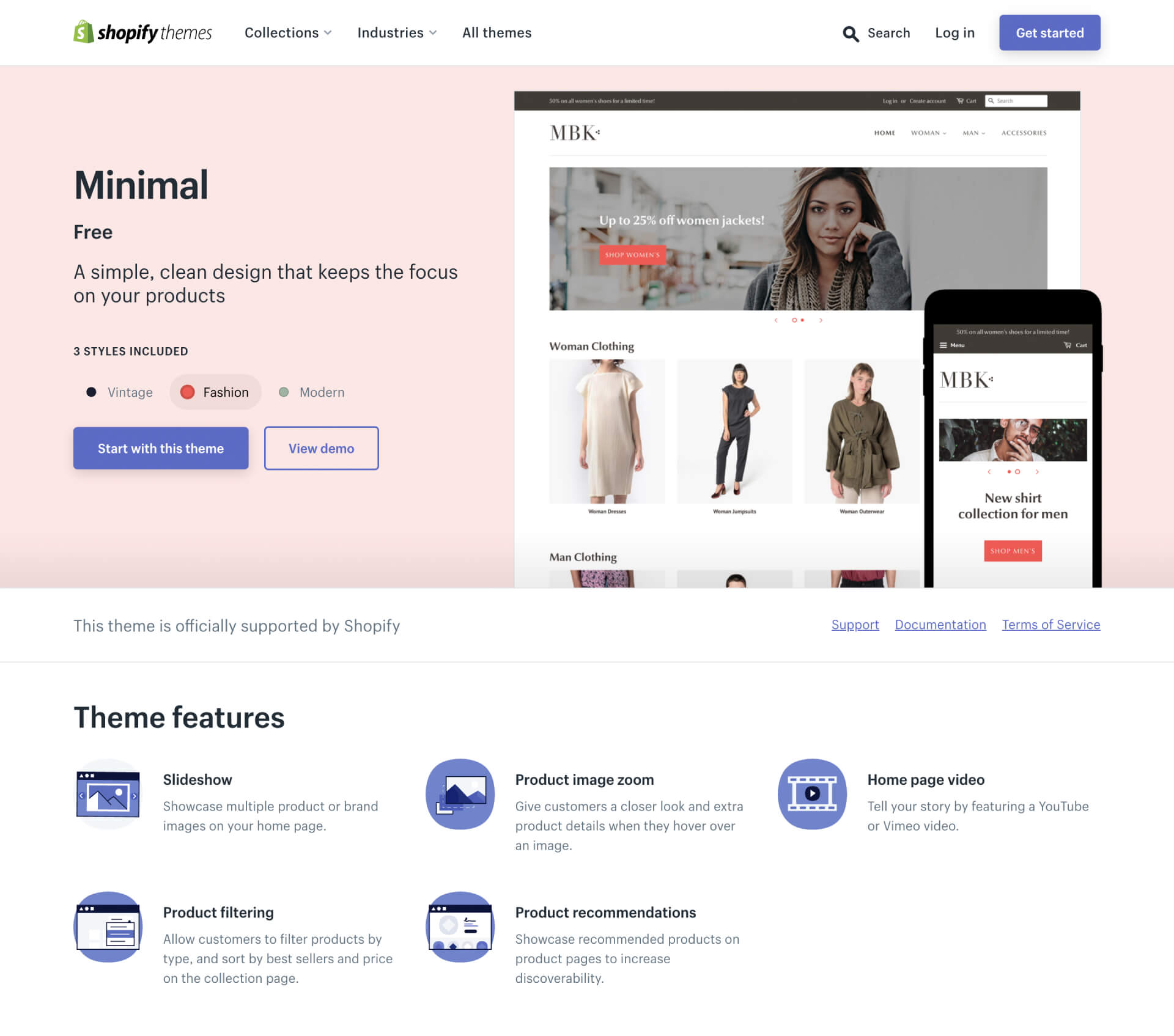 Minimal — A simple, clean design that keeps the focus on your products — Shopify Theme-IrvingLab 爾文實驗室