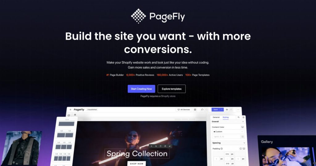 PageFly 初入門-快速建立 Shopify 網頁視覺設計與排版-網頁編輯器-Advanced Page Builder-Irvinglab 爾文實驗室